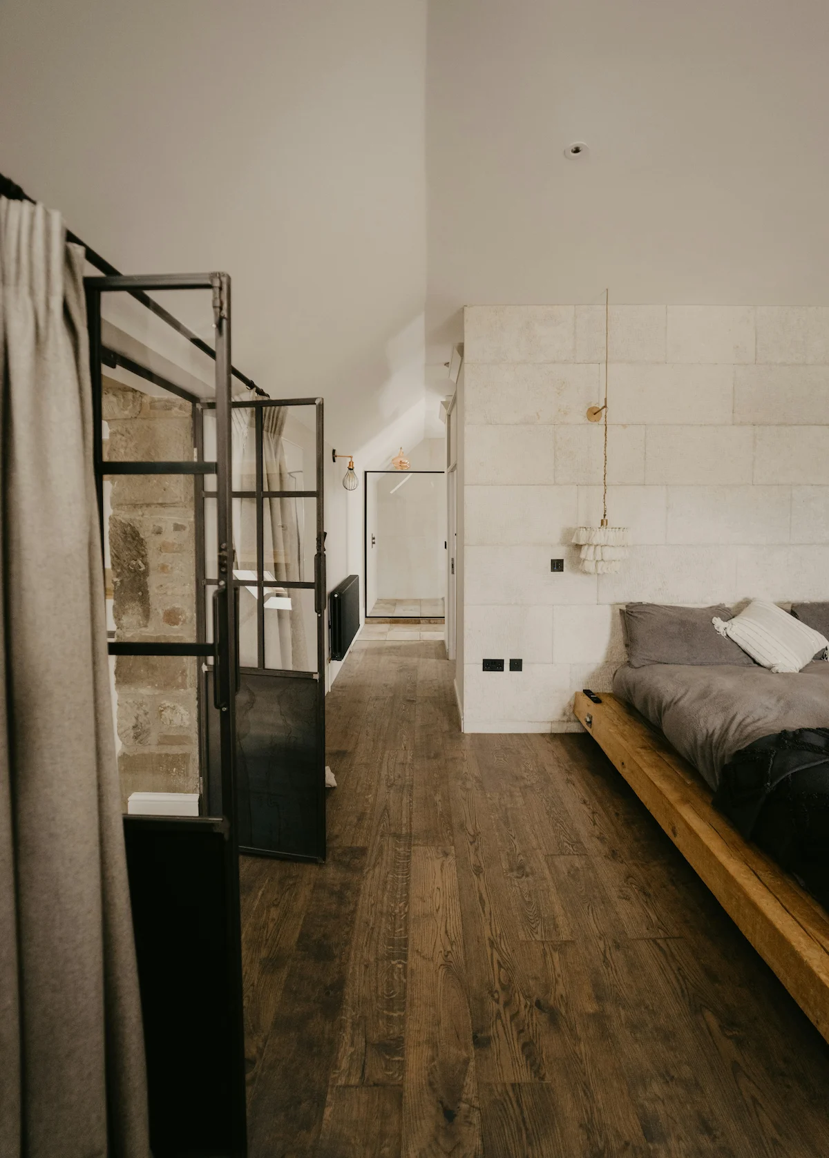 Serene master bedroom by Nap's Interior Decor